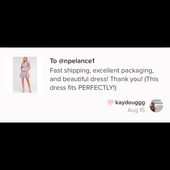 Mauve Embroider Eyelet Ruffle Sleeve Dress - Picture 5 of 7